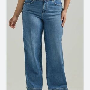 LOFT Women's Blue Flare Jeans